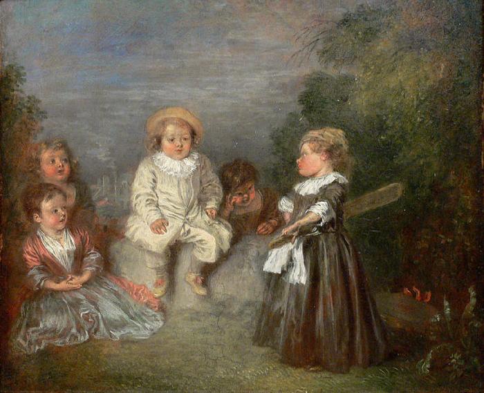 Jean-Antoine Watteau Heureux age oil painting picture
